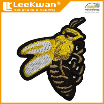 Custom metal thread embroidery patch