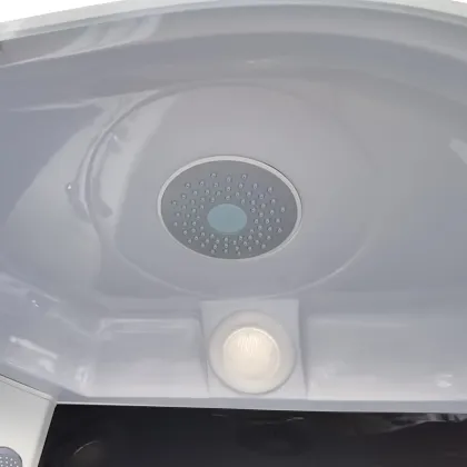 Tempered Glass Corner Sliding Door Shower Cabins and Rooms