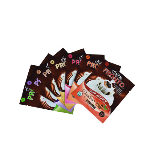High Barrier Matte Finish Three Side Seal Coffee Bags For Extended Shelf Life