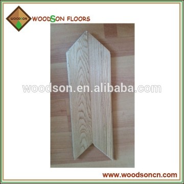 hot sales white oak chervon parquet flooring customize for customer