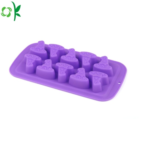 Topi Bentuk FDA Silicone Chocolate Mold