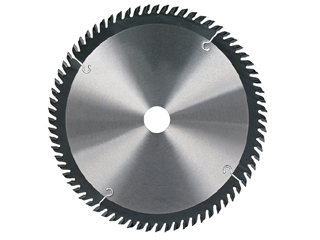 Cross cutting saw blade