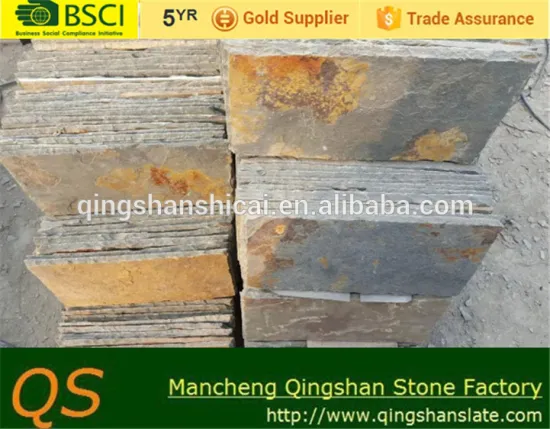 rusty natural slate roofing tiles