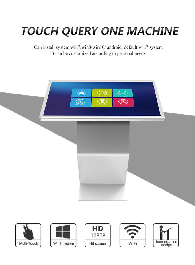 ป้ายโฆษณาแสดงโฆษณาหน้าจอสัมผัสแบบ capacitive LCD