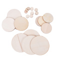 5-100pcs DIY Craft Unfinished Natural Wood Slices Circles Log Discs For Christmas DIY Craft Rustic Wedding Ornaments