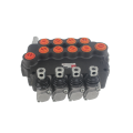 80lpm 1-7 way hydraulic manual control monoblock valve