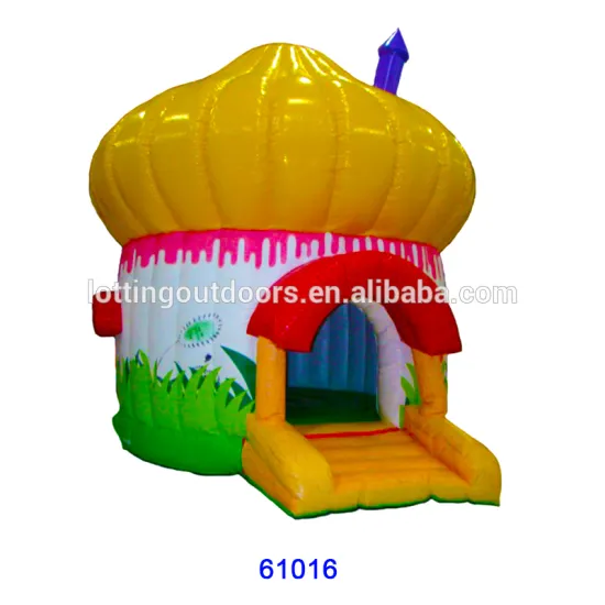 Amusement Park air inflatable mushroom bouncer for sale