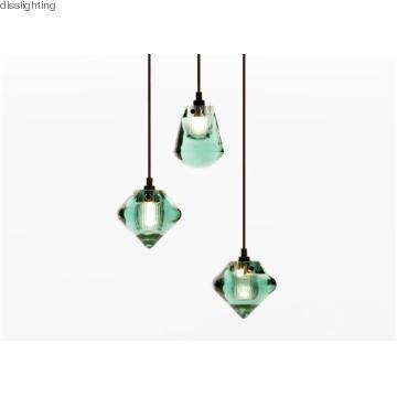 TOM Dixon pressed glass pendant lamp 9058P/B