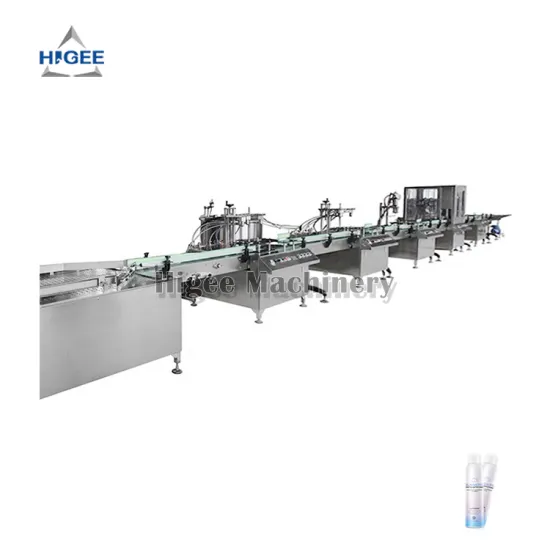Aerosol Can Filling Machine: Spray Paint Filling and Sealing Equipment