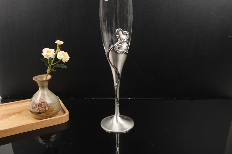 Elegant handmade crystal cup