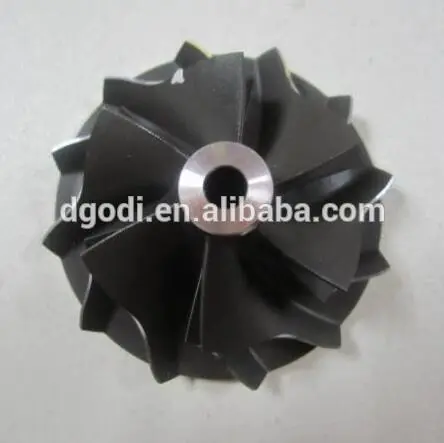 cnc machining steel turbo compressor wheel