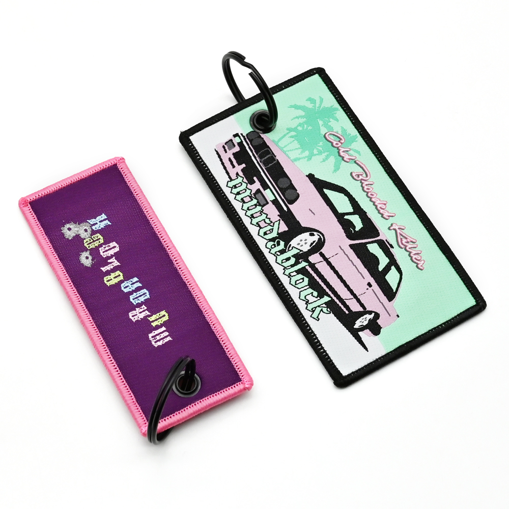 Car Embroidered Keychain(5)