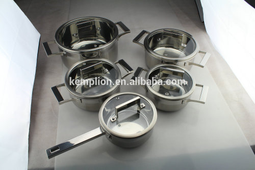 10 pcs Triply Stainless Steel cookware set