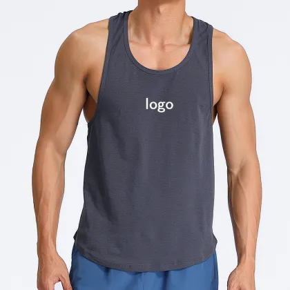 Men Fitness Shirt Summer Sleeveless Functional Shirt
