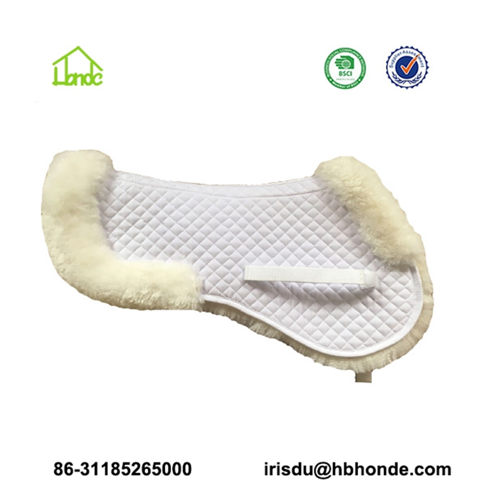 sheepskin saddle pad