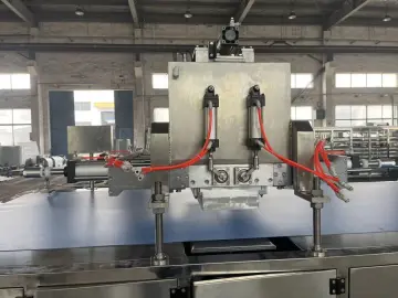 Chocolate chip depositing machinery system