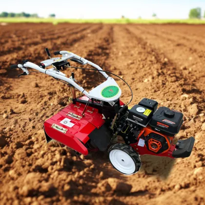 New Micro-tiller 2-Wheel Agricultural Machinery: Ridge Support Ditching Cultivator