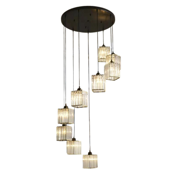 360 Degree LED Chandeliers for Home Lighting & Decoration