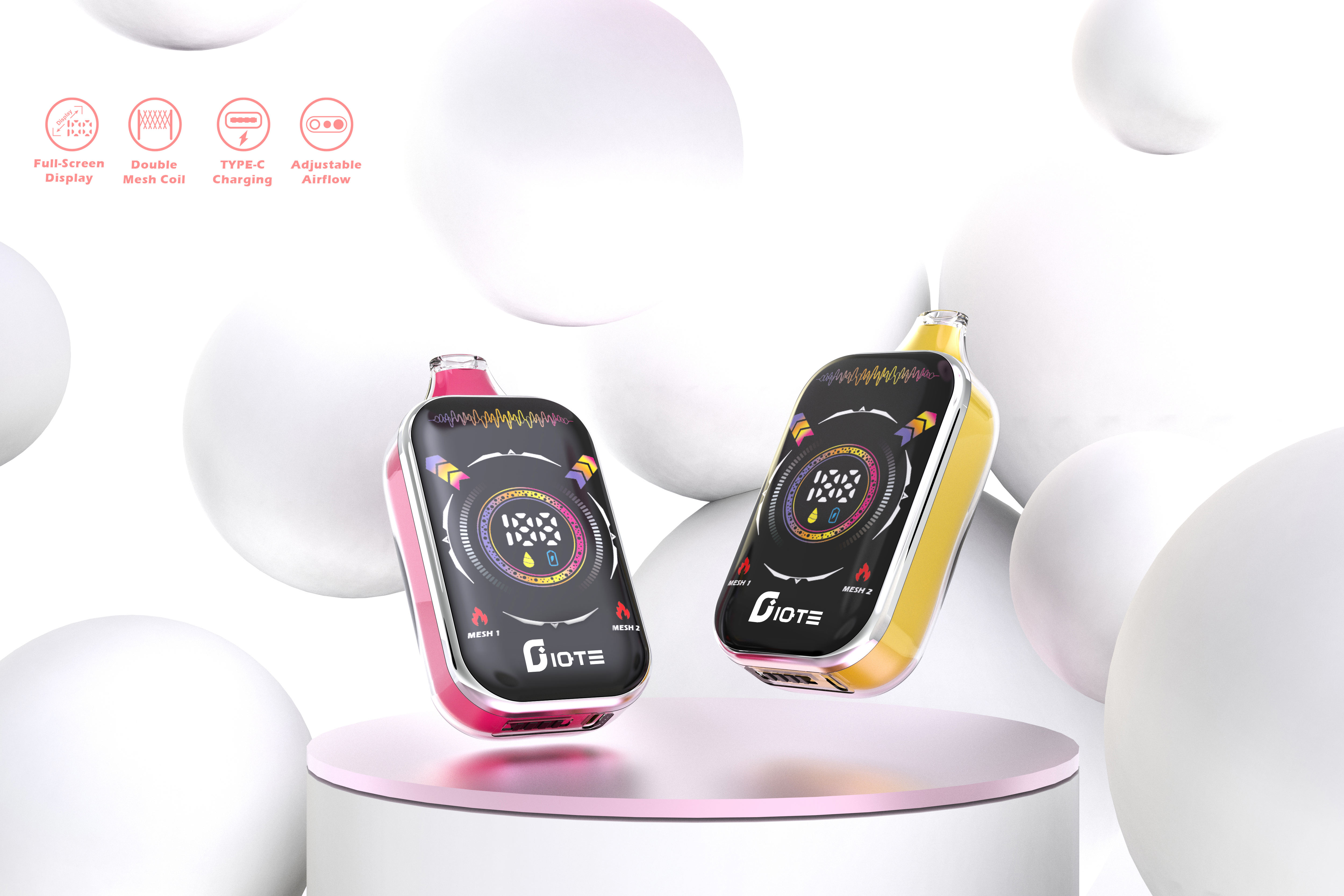 QST IQTE Original 50000 Puffs Adjustable Airflow Italy