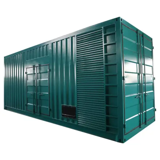 Containerized Emergency Diesel Generator Power Plants 1250kVA to 2500kVA
