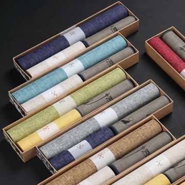 Japanese Zen Water-Repellent Cotton and Linen Tea Mat