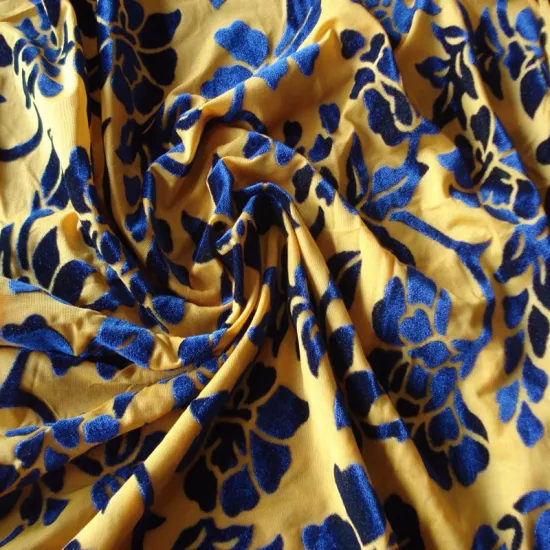 Alibaba china wholesale fabric 63polyester 30nylon 7lycra bur out fabric