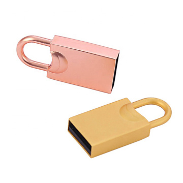 Disco flash USB de bloqueo de llave de metal de alta calidad