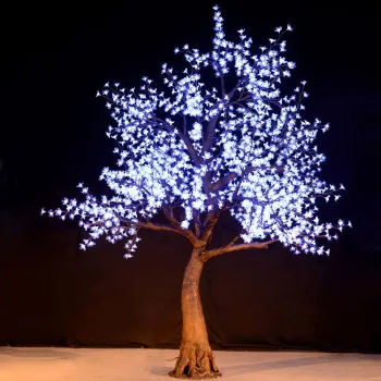 Super Quality Outdoor RGB Color Changing LED Cherry Blossom Tree Decoration Lighting