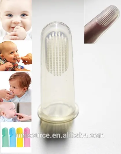 FDA Hygienic Silicone Baby Infant Finger Tip Silicone Toothbrush