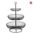 3 tier stainless steel creative fruit basket