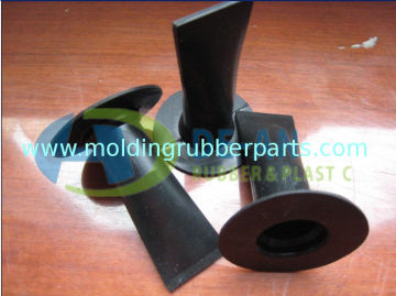 Eco-friendly Custom Silicone Rubber Parts Nozzle Merak , 60 Shore A