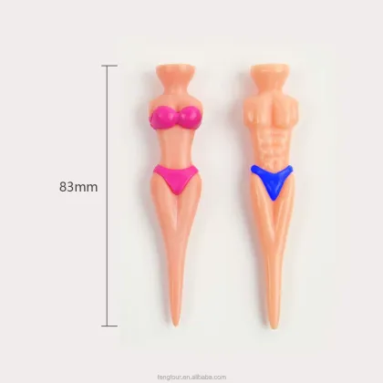 Cute Colorful Plastic Golf Tees for Indoor/Outdoor Practice