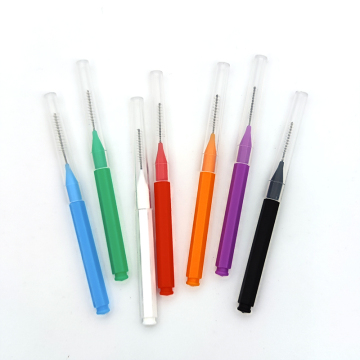 Eco Clean Travel Silicone Custom Logo Interdental Dooterbrush
