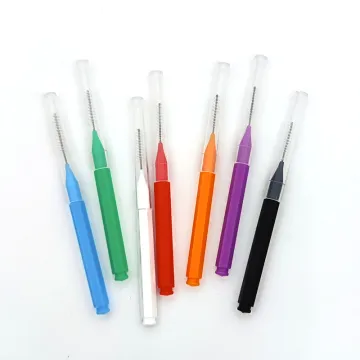 Eco Clean Travel Silicone Custom Logo Interdental Toothbrush