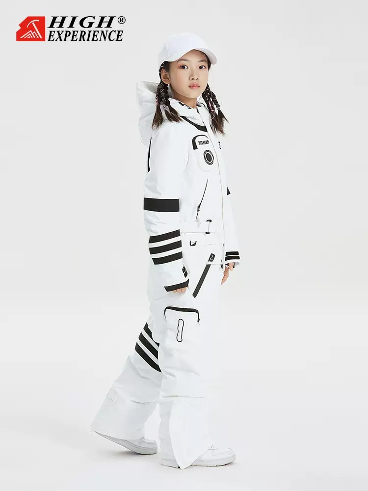 ski jacket pink One-Piece Ski Suits