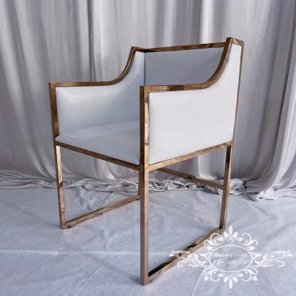 Rose Gold Single Seat Wedding Sofa Chairs