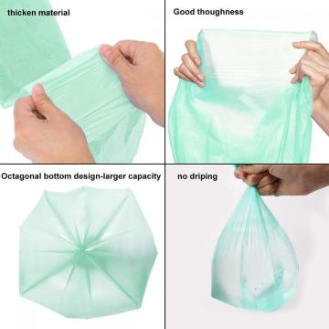 Medium Trash Bags FORID Colorful Clear Garbage Bags