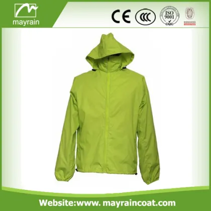 Fashionable Breathable Windbreaker Waterproof Rain Jacket