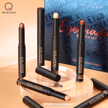 Set de sombras de ojos multifuncionales en barra High-Shine, 8 piezas