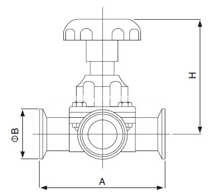 sanitary-three-way-diaphragm-valve-kaysen