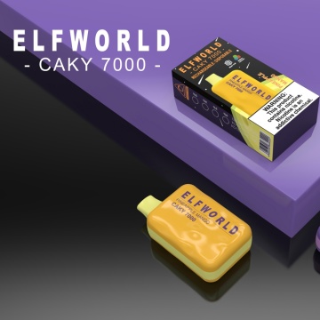 Disposable Vaping Device ELFWORLD CAKY7000PUFFS Global