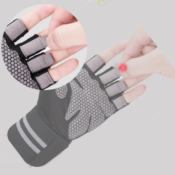 Gym Workout Wrist Wrap Weight Lifting Gloves