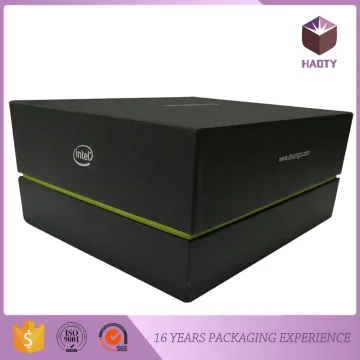 Custom Luxury Black Rigid Gift Paper Box