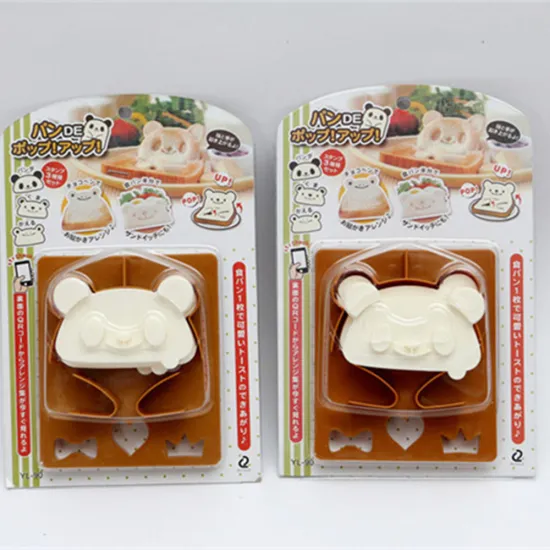 bento lunch animal friends panda sandwich crust bread mold cutter