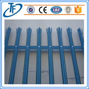 Security steel fencing powder coated fencing