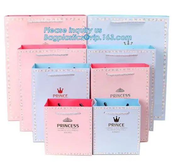 Promotion Cutom Color Printing Paper Gift Bag, Classic Perfume Gift Paper Bag, kraft paper packaging shopping bag printing gift