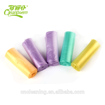 yellow string and green color drawstring garbage bag trash bag litter bag