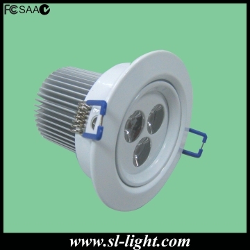 White Color Dimmable 3W LED Down Light with FCC,C-TICK