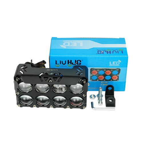 motorcycle yellow fog lights bike led fog light 49W IP67