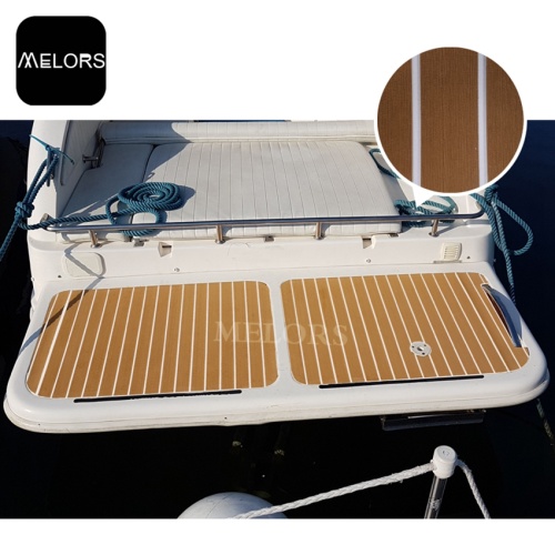 Melors Non-skid EVA Yacht Decking Faux Teak Sheet